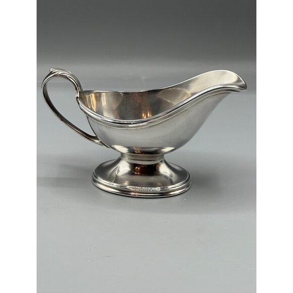 Union Pacific RR Dining Car Silver Soldered Gravy Boat Overland Train 1302C UP - Picture 6 of 14